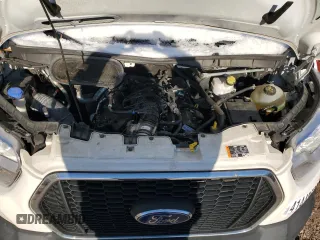 2021 Ford Transit with VIN 1FTRS4XG1MKA15984, listed as a Copart auction lot 41448555 with 59,264 mi miles and Salvage Title. Bid and sale history available at carsss.com. Image 12.