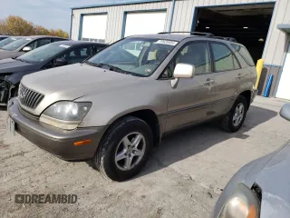 1999 Lexus RX 300 Luxury SUV with VIN JT6GF10U0X0024497, listed as a Copart auction lot 78920654 with 297,491 mi miles and Salvage Title. Bid and sale history available at carsss.com. Image 1.