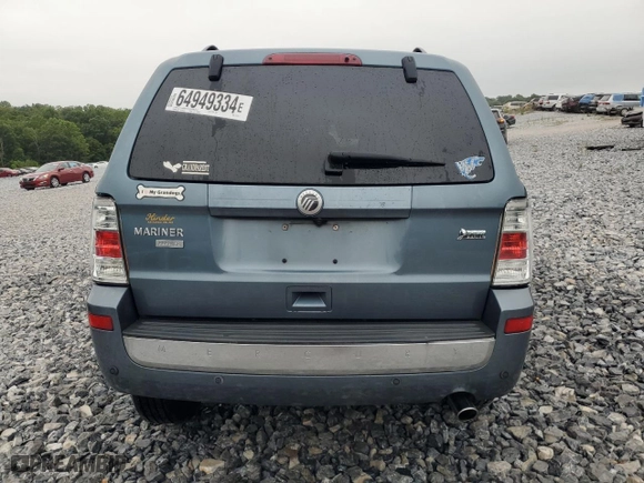 2010 Mercury Mariner Premier with VIN 4M2CN9HG9AKJ11618, listed as a Copart auction lot 64949334 with 0 mi miles and Salvage Title. Bid and sale history available at carsss.com. Image 6.