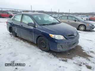 2011 Toyota Corolla L with VIN 2T1BU4EE2BC688438, listed as a IAAI auction lot 41591906 with 37,243 mi miles. Bid and sale history available at carsss.com. Image 1.