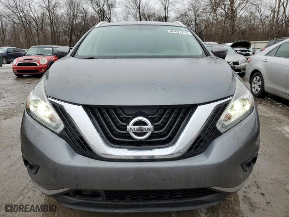 2017 Nissan Murano Platinum with VIN 5N1AZ2MH7HN122502, listed as a Copart auction lot 86491214 with 0 mi miles and Salvage Title. Bid and sale history available at carsss.com. Image 5.