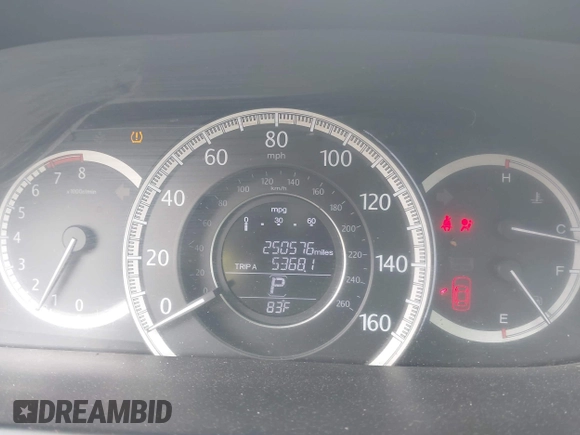 2014 Honda Accord LX with VIN 1HGCR2F39EA276499, listed as a IAAI auction lot 41961657 with 250,576 mi miles and . Bid and sale history available at DreamBid. Image 7.