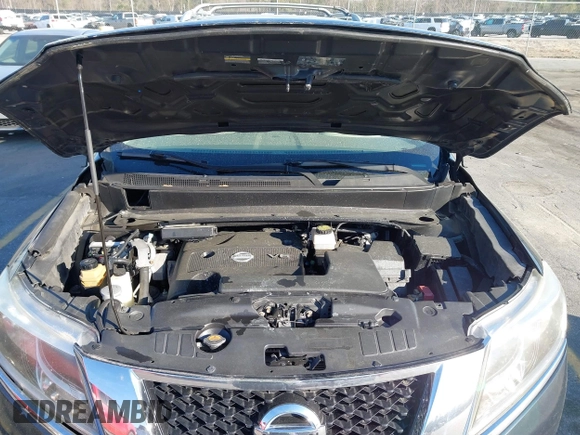 2013 Nissan Pathfinder SV with VIN 5N1AR2MM2DC607889, listed as a IAAI auction lot 41828129 with 210,513 mi miles. Bid and sale history available at carsss.com. Image 10.