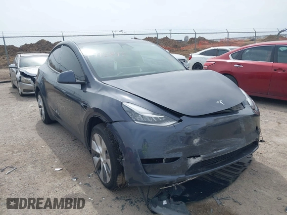2023 Tesla Model Y Long Range with VIN 7SAYGDEE0PA036048, listed as a IAAI auction lot 41775845 with 41,291 mi miles. Bid and sale history available at carsss.com. Image 1.