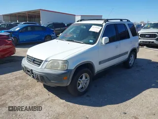2000 Honda CR-V EX with VIN JHLRD1869YS000284, listed as a IAAI auction lot 41735106 with 160,956 mi miles. Bid and sale history available at carsss.com. Image 2.