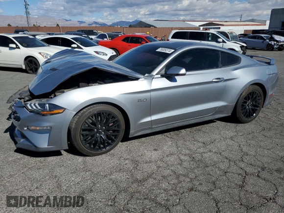 2020 Ford Mustang GT with VIN 1FA6P8CF1L5127230, listed as a Copart auction lot 78009374 with 64,691 mi miles and Salvage Title. Bid and sale history available at DreamBid. Image 1.