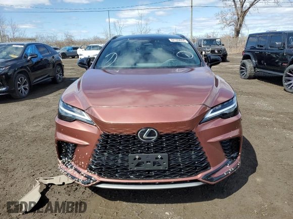 2023 Lexus RX with VIN 2T2BCMEAXPC008143, listed as a Copart auction lot 62189604 with 31,283 mi miles and Clean Title. Bid and sale history available at carsss.com. Image 5.