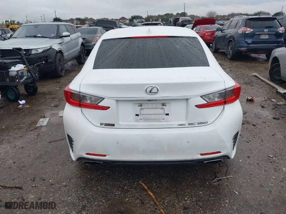 2017 Lexus RC 350 with VIN JTHSE5BC6H5007403, listed as a IAAI auction lot 41541461 with NaN miles. Bid and sale history available at carsss.com. Image 16.