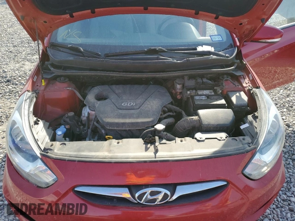 2013 Hyundai Accent SE with VIN KMHCU5AE0DU121047, listed as a Copart auction lot 52648035 with 42,655 mi miles and Salvage Title. Bid and sale history available at carsss.com. Image 11.