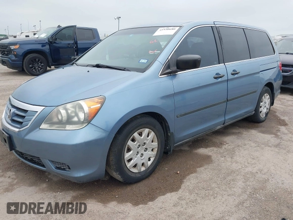 2010 Honda Odyssey LX with VIN 5FNRL3H21AB021724, listed as a IAAI auction lot 41930680 with 46,011 mi miles and . Bid and sale history available at DreamBid. Image 17.