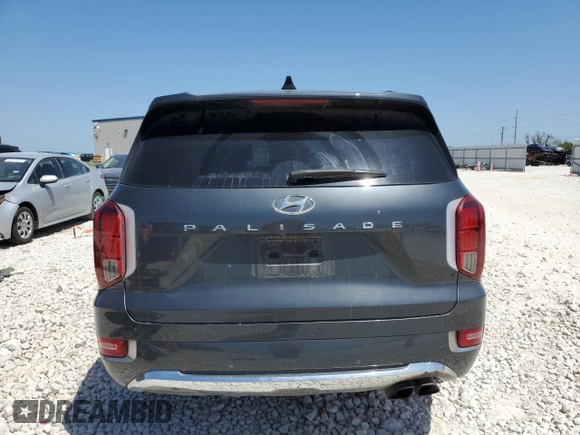 2020 Hyundai Palisade Limited with VIN KM8R54HE7LU044666, listed as a Copart auction lot 52845295 with 91,257 mi miles and Salvage title. Bid and sale history available at DreamBid. Image 6.
