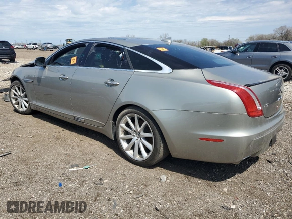 2013 Jaguar XJ with VIN SAJWA1C75D8V50969, listed as a Copart auction lot 53834985 with Not Provided miles and Salvage Title. Bid and sale history available at DreamBid. Image 2.