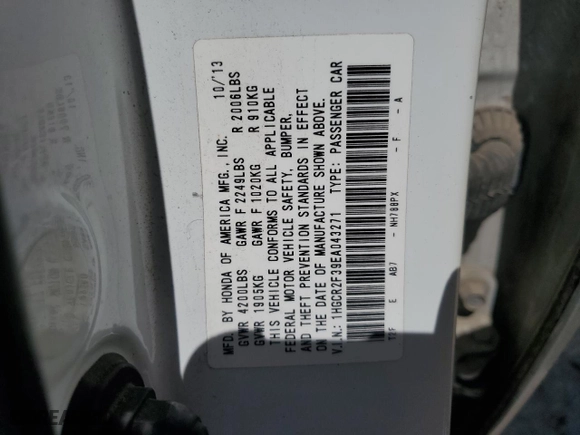 2014 Honda Accord Sedan LX with VIN 1HGCR2F39EA043271, listed as a Copart auction lot 52255825 with 184,517 mi miles and Salvage Title. Bid and sale history available at carsss.com. Image 13.