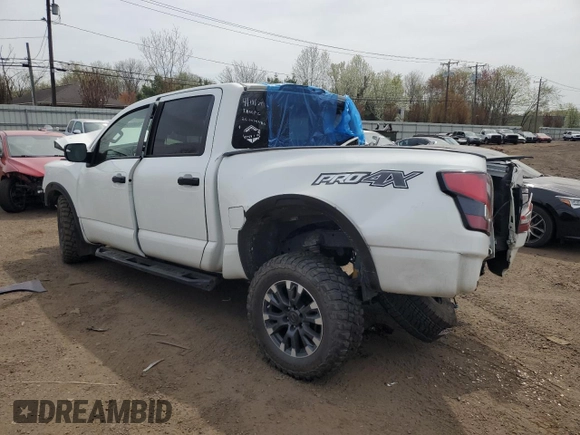 2021 Nissan Titan Pro-4X с VIN 1N6AA1ED9MN522375, выставлен на аукционе Copart как лот 54045655 с пробегом Не указан миль и Списание • Salvage title. История ставок и продаж доступна на DreamBid. Изображение 2.