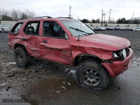 1998 Isuzu Rodeo S with VIN 4S2CM58W5W4350575, listed as a Copart auction lot 84537714 with 215,573 mi miles and Salvage Title. Bid and sale history available at carsss.com. Image 4.