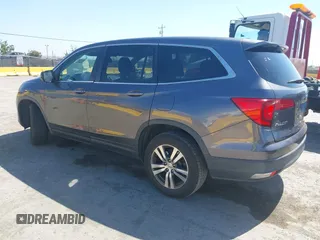 2017 Honda Pilot EX-L with VIN 5FNYF6H59HB032480, listed as a IAAI auction lot 42488789 with 112,595 mi miles and . Bid and sale history available at DreamBid. Image 3.