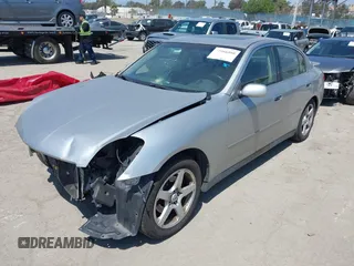 2003 Infiniti G35 z VIN JNKCV51E83M313850, wystawiony jako IAAI lot #42086580 z przebiegiem 91 822 mil mil oraz . Historia ofert i sprzedaży dostępna na DreamBid. Obrazek 2.