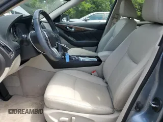 2019 Infiniti Q50 Luxe with VIN JN1EV7AP1KM510058, listed as a Copart auction lot 58036965 with 53,779 mi miles and Salvage title. Bid and sale history available at DreamBid. Image 7.