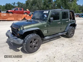 2008 Jeep Wrangler Unlimited X with VIN 1J4GA39118L633877, listed as a Copart auction lot 63652795 with 129,856 mi miles and Clean title. Bid and sale history available at DreamBid. Image 1.
