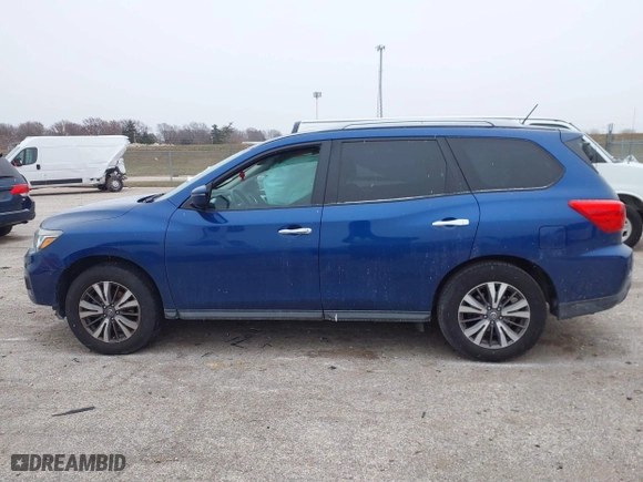 2017 Nissan Pathfinder SV with VIN 5N1DR2MN4HC671184, listed as a IAAI auction lot 41081695 with 86,463 mi miles. Bid and sale history available at carsss.com. Image 15.