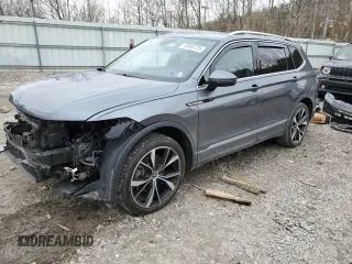 2022 Volkswagen Tiguan SEL R-Line with VIN 3VV4B7AX1NM149958, listed as a Copart auction lot 48055175 with 31,908 mi miles and Salvage Title. Bid and sale history available at carsss.com. Image 1.