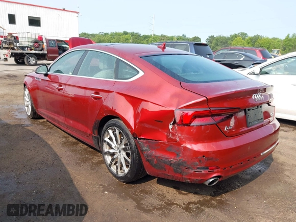 2018 Audi A5 Sportback Prestige с VIN WAUCNCF55JA107556, выставлен на аукционе IAAI как лот 42390733 с пробегом 90 402 миль миль и . История ставок и продаж доступна на DreamBid. Изображение 3.