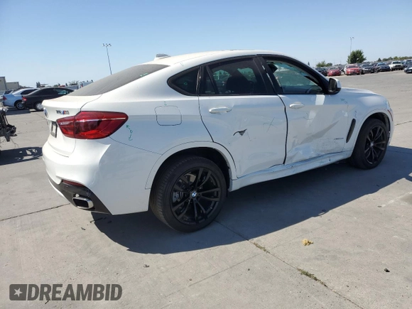 2017 BMW X6 xDrive35i with VIN 5UXKU2C37H0X47572, listed as a Copart auction lot 67859483 with 77,963 mi miles. Bid and sale history available at carsss.com. Image 3.