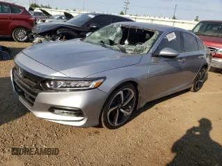 2020 Honda Accord Sport with VIN 1HGCV2F39LA029668, listed as a Copart auction lot 54071215 with 79,214 mi miles and Non repairable. Bid and sale history available at DreamBid. Image 1.