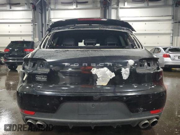 2016 Porsche Macan S with VIN WP1AB2A56GLB45765, listed as a Copart auction lot 57125575 with 102,307 mi miles and Salvage title. Bid and sale history available at DreamBid. Image 6.