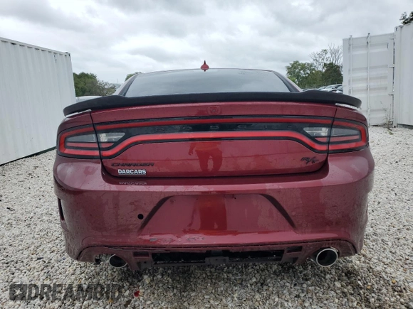 2020 Dodge Charger R/T with VIN 2C3CDXCT8LH244760, listed as a Copart auction lot 72679574 with 16,539 mi miles and Salvage Title. Bid and sale history available at carsss.com. Image 6.