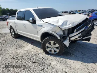 2018 Ford F-150 XL with VIN 1FTEW1E56JFA55341, listed as a Copart auction lot 54737115 with 114,581 mi miles and Salvage title. Bid and sale history available at DreamBid. Image 4.