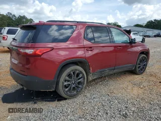 2021 Chevrolet Traverse RS with VIN 1GNERJKW3MJ145379, listed as a Copart auction lot 54296345 with 67,817 mi miles and Salvage title. Bid and sale history available at DreamBid. Image 3.
