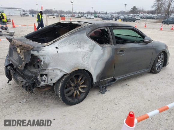 2015 Scion tC with VIN JTKJF5C72F3089756, listed as a IAAI auction lot 41554749 with 66,883 mi miles. Bid and sale history available at carsss.com. Image 4.