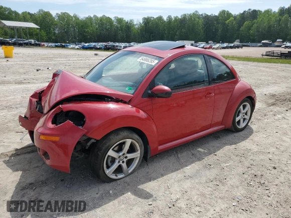 2009 Volkswagen Beetle S with VIN 3VWRW31C29M513497, listed as a Copart auction lot 54986285 with 132,953 mi miles and Clean Title. Bid and sale history available at DreamBid. Image 1.