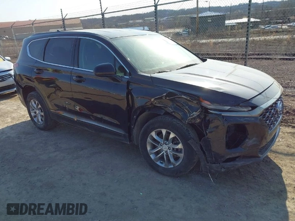 2019 Hyundai Santa Fe SEL with VIN 5NMS3CAD0KH058762, listed as a IAAI auction lot 41775703 with 49,755 mi miles. Bid and sale history available at carsss.com. Image 1.