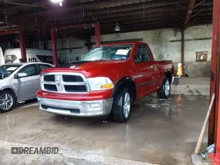 2010 Dodge 1500 ST with VIN 3D7JB1ETXAG127137, listed as a IAAI auction lot 42081228 with 183,906 mi miles and . Bid and sale history available at carsss.com. Image 2.