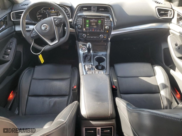 2021 Nissan Maxima SV with VIN 1N4AA6CV9MC508280, listed as a Copart auction lot 49689575 with 79,780 mi miles and Salvage Title. Bid and sale history available at carsss.com. Image 8.