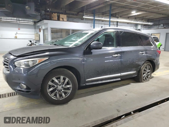 2014 Infiniti QX60 с VIN 5N1AL0MM1EC540483, выставлен на аукционе Copart как лот 49122025 с пробегом 106 206 миль миль и Списание • Salvage title. История ставок и продаж доступна на DreamBid. Изображение 1.