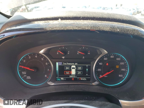 2019 Chevrolet Traverse RS with VIN 1GNEVJKWXKJ141872, listed as a Copart auction lot 47965435 with 64,912 mi miles and Salvage Title. Bid and sale history available at carsss.com. Image 9.
