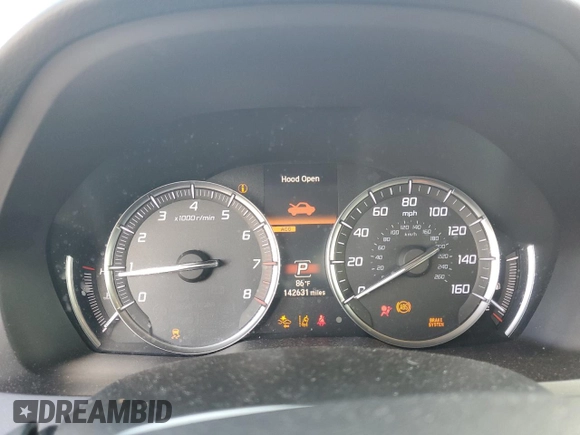 2019 Acura MDX with VIN 5J8YD3H3XKL002865, listed as a Copart auction lot 79424694 with 142,631 mi miles and Non Repairable. Bid and sale history available at carsss.com. Image 9.