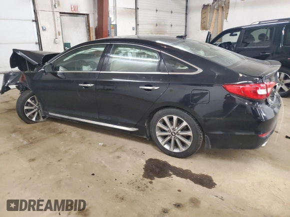 2016 Hyundai Sonata Sport with VIN 5NPE34AF3GH322135, listed as a Copart auction lot 55730525 with 100,404 mi miles and Non Repairable. Bid and sale history available at DreamBid. Image 2.