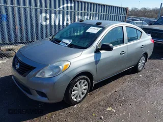 2014 Nissan Versa S Plus with VIN 3N1CN7AP8EL839703, listed as a IAAI auction lot 41598196 with 142,300 mi miles and . Bid and sale history available at DreamBid. Image 2.
