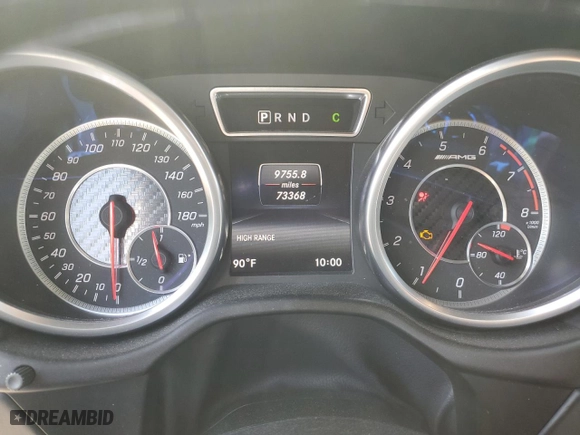 2016 Mercedes-Benz G-Class G 63 AMG with VIN WDCYC7DF2GX259909, listed as a Copart auction lot 66859254 with 73,368 mi miles and Salvage Title. Bid and sale history available at carsss.com. Image 9.