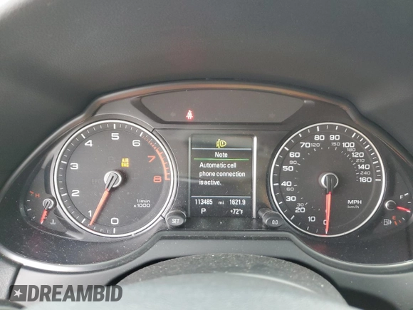 2016 Audi Q5 Premium Plus with VIN WA1L2AFP4GA067295, listed as a Copart auction lot 49489945 with 113,485 mi miles and Salvage Title. Bid and sale history available at carsss.com. Image 9.