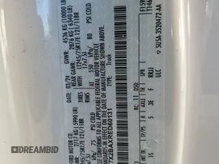 2024 Ford F-250 XL with VIN 1FT7X2BAXRED60131, listed as a Copart auction lot 46032195 with Not provided miles and Salvage title. Bid and sale history available at DreamBid. Image 12.
