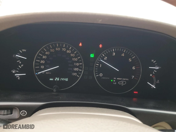 2005 Lexus LX 470 with VIN JTJHT00W553553292, listed as a Copart auction lot 77730024 with 261,446 mi miles and Salvage Title. Bid and sale history available at carsss.com. Image 9.
