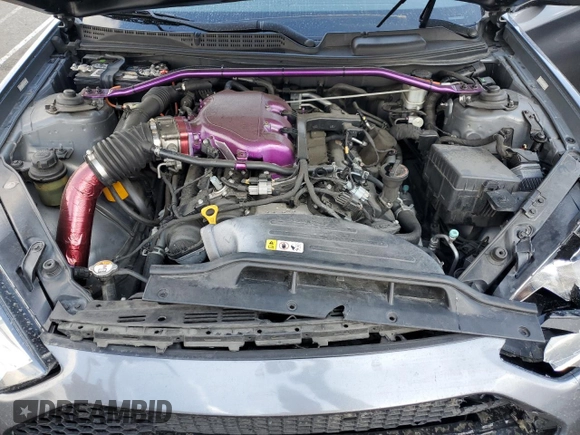 2016 Hyundai Genesis Coupe 3.8L Base with VIN KMHHT6KJ0GU135853, listed as a Copart auction lot 80158954 with 93,143 mi miles and Salvage Title. Bid and sale history available at carsss.com. Image 11.