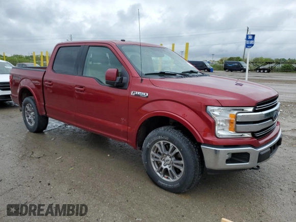 2018 Ford F-150 XL with VIN 1FTEW1EP0JKF12413, listed as a Copart auction lot 54710955 with 190,931 mi miles and Clean title. Bid and sale history available at DreamBid. Image 4.