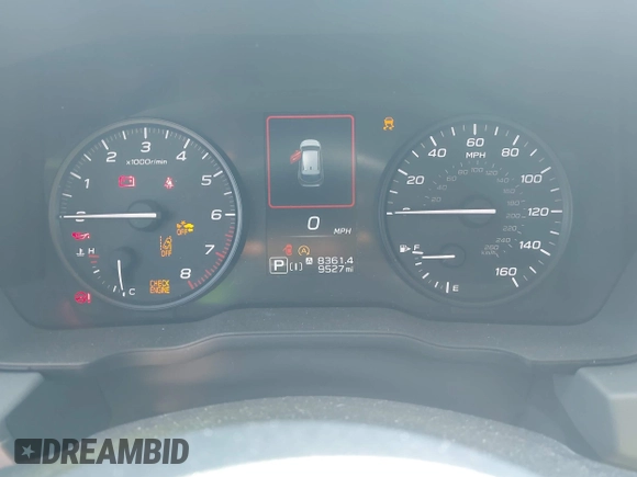 2024 Subaru Crosstrek with VIN JF2GUABCXR8897604, listed as a IAAI auction lot 42456504 with 9,527 mi miles and . Bid and sale history available at DreamBid. Image 7.