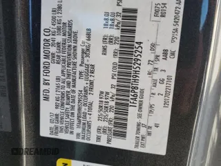 2017 Ford Mustang EcoBoost with VIN 1FA6P8TH9H5295254, listed as a Copart auction lot 49554515 with 110,464 mi miles and Salvage Title. Bid and sale history available at carsss.com. Image 14.